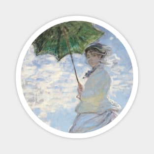 Woman with a Parasol Magnet